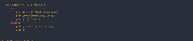 System Checkup Script Vulnerability