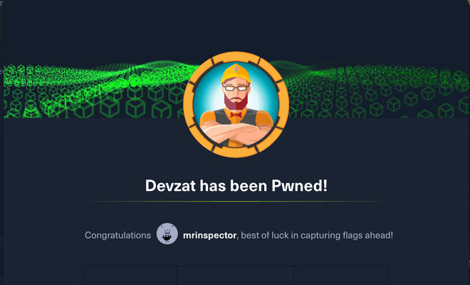 Devzat machine